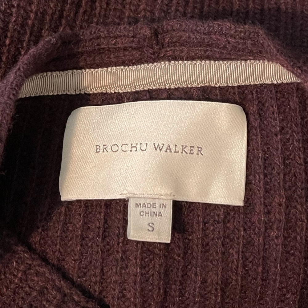 Brochu Walker burgundy Sweater - Picture 6 of 7
